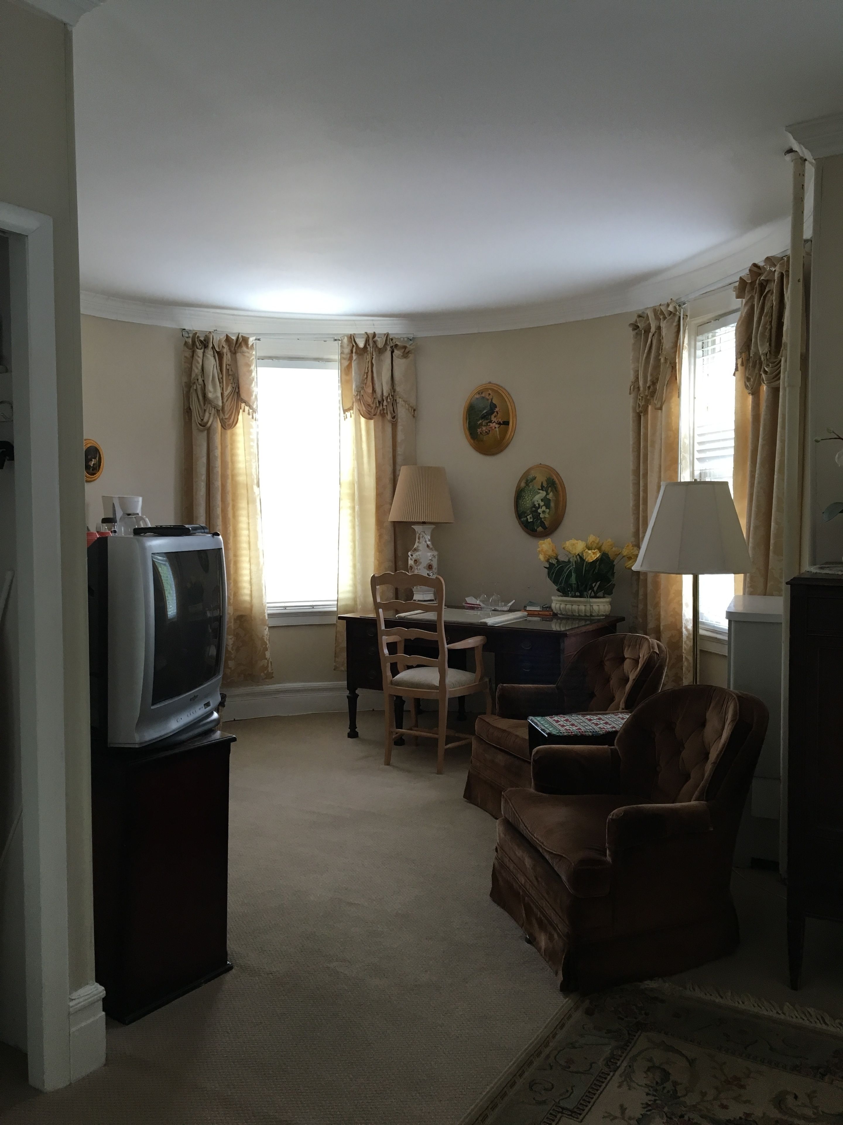 grand suite, multiple beds | 1 bedroom, desk, laptop workspace, iron/ironing board