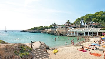 Vlak bij het strand