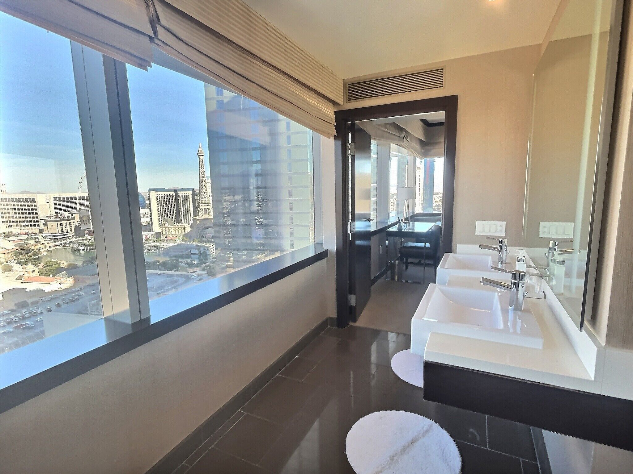 city corner 1 br | bathroom | separate bathtub and shower, deep-soaking bathtub, designer toiletries