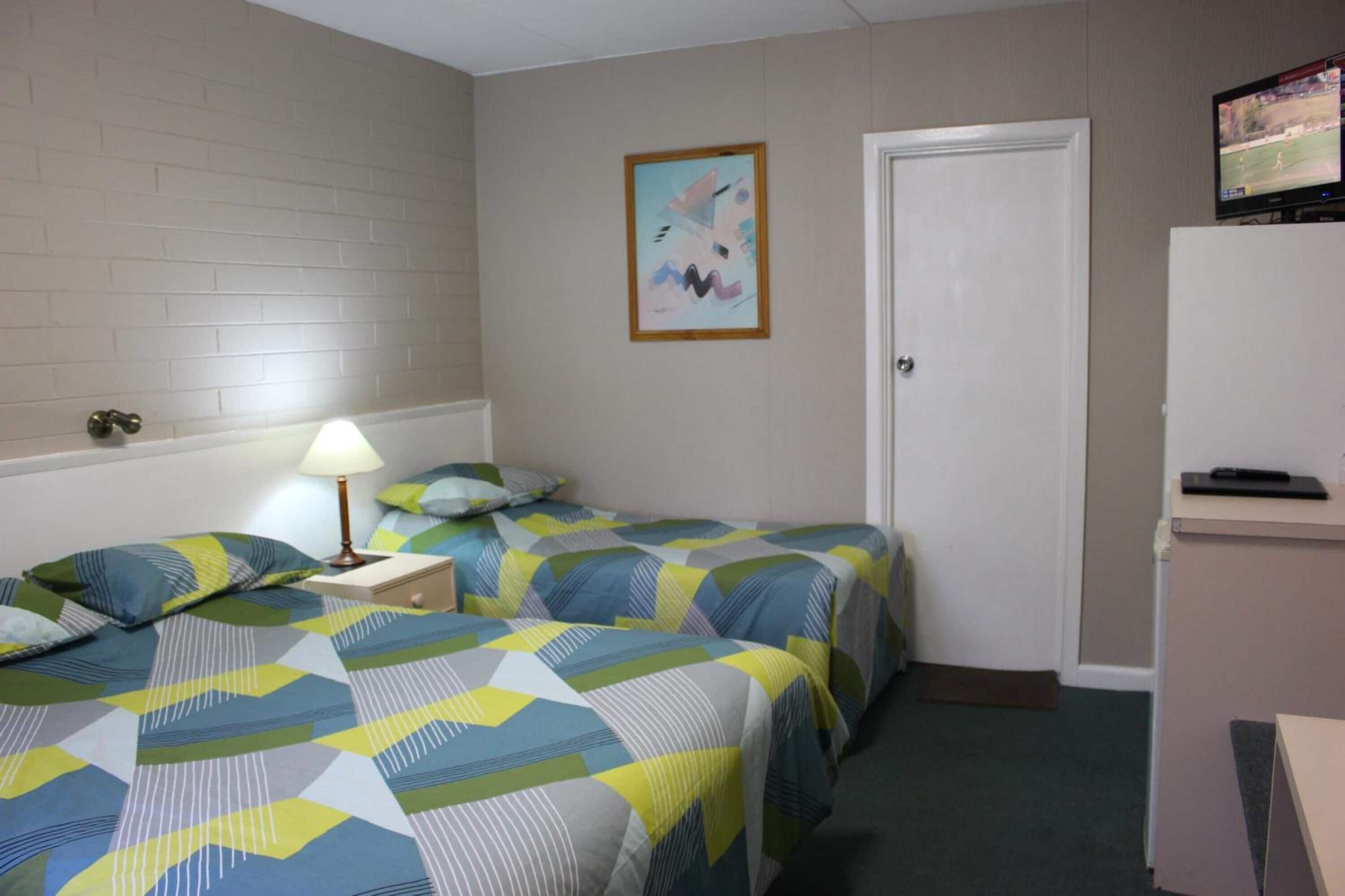 Down duvets, Select Comfort beds, individually decorated