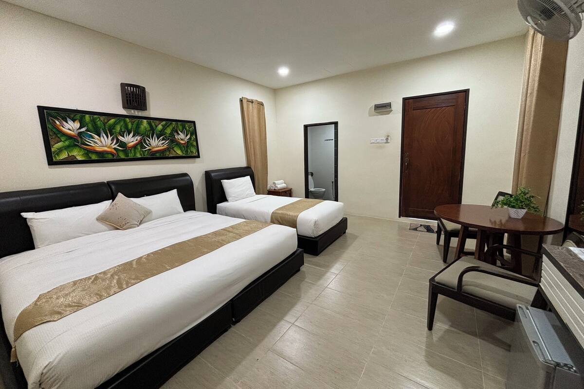 2 chambres, couette en duvet d'oie, bureau, rideaux occultants