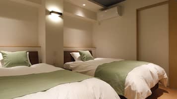 Chambre avec lits jumeaux | Wi-Fi gratuit, draps fournis