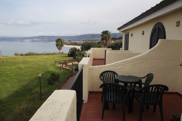 Uitzicht vanuit accommodatie