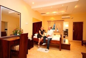 Deluxe Room | Minibar, in-room safe, individually decorated, individually furnished