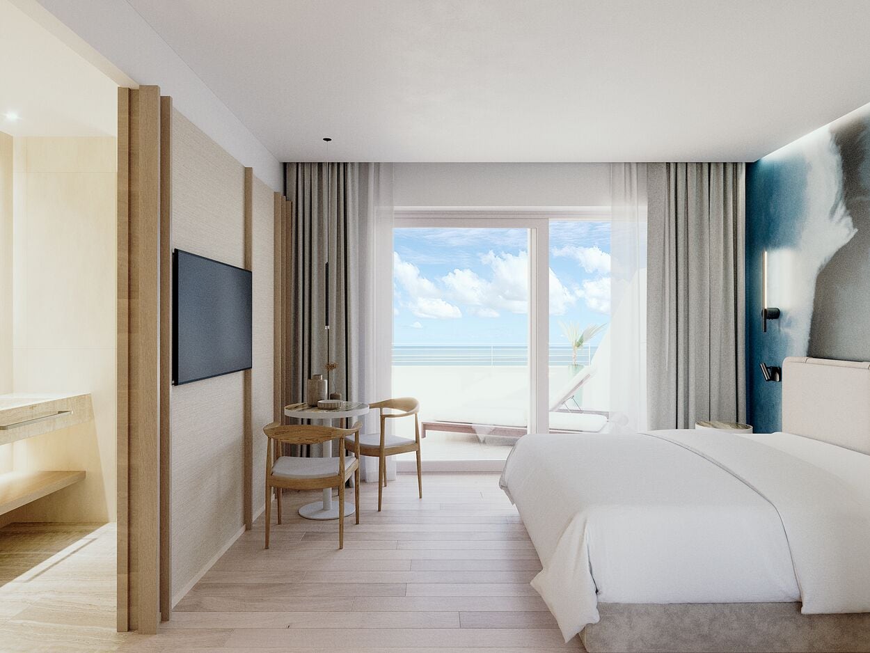 Junior Suite, Terrace, Bay View | Minibar, in-room safe, free WiFi, wheelchair access