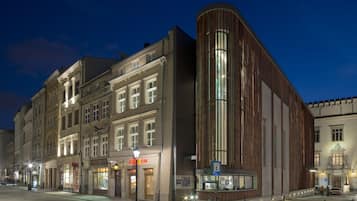 Front of property – evening/night