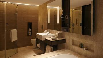 Executive Room, 1 King Bed, Club lounge access | Bathroom