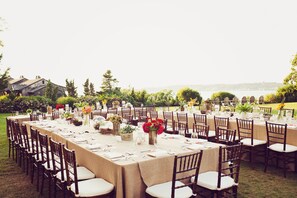 Área externa para casamento