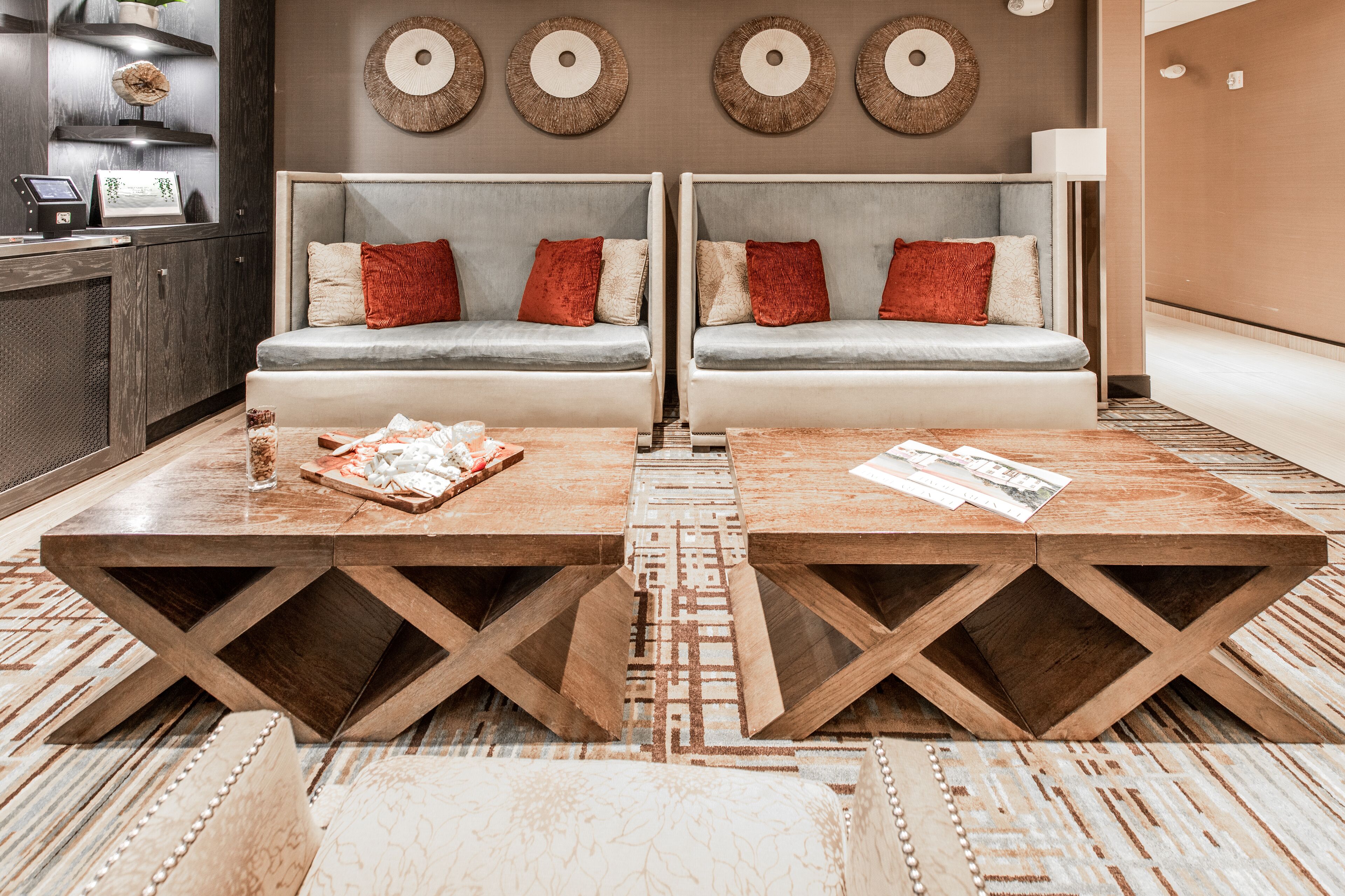 Sala de estar en el lobby