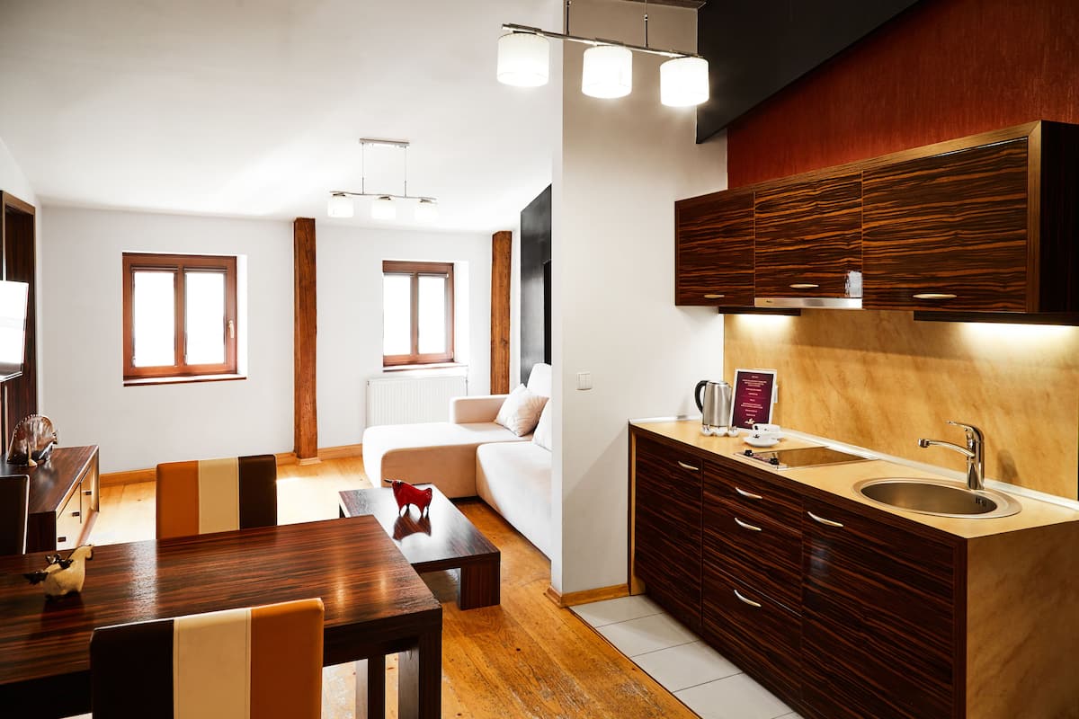Appartement, 1 slaapkamer, uitzicht op stad (Moon) | 1 slaapkamer, individueel gedecoreerd, individueel gemeubileerd
