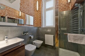 Apartment, 2 Bedrooms | Bathroom | Shower, free toiletries, hair dryer, towels - Krakow For You (Kraków)