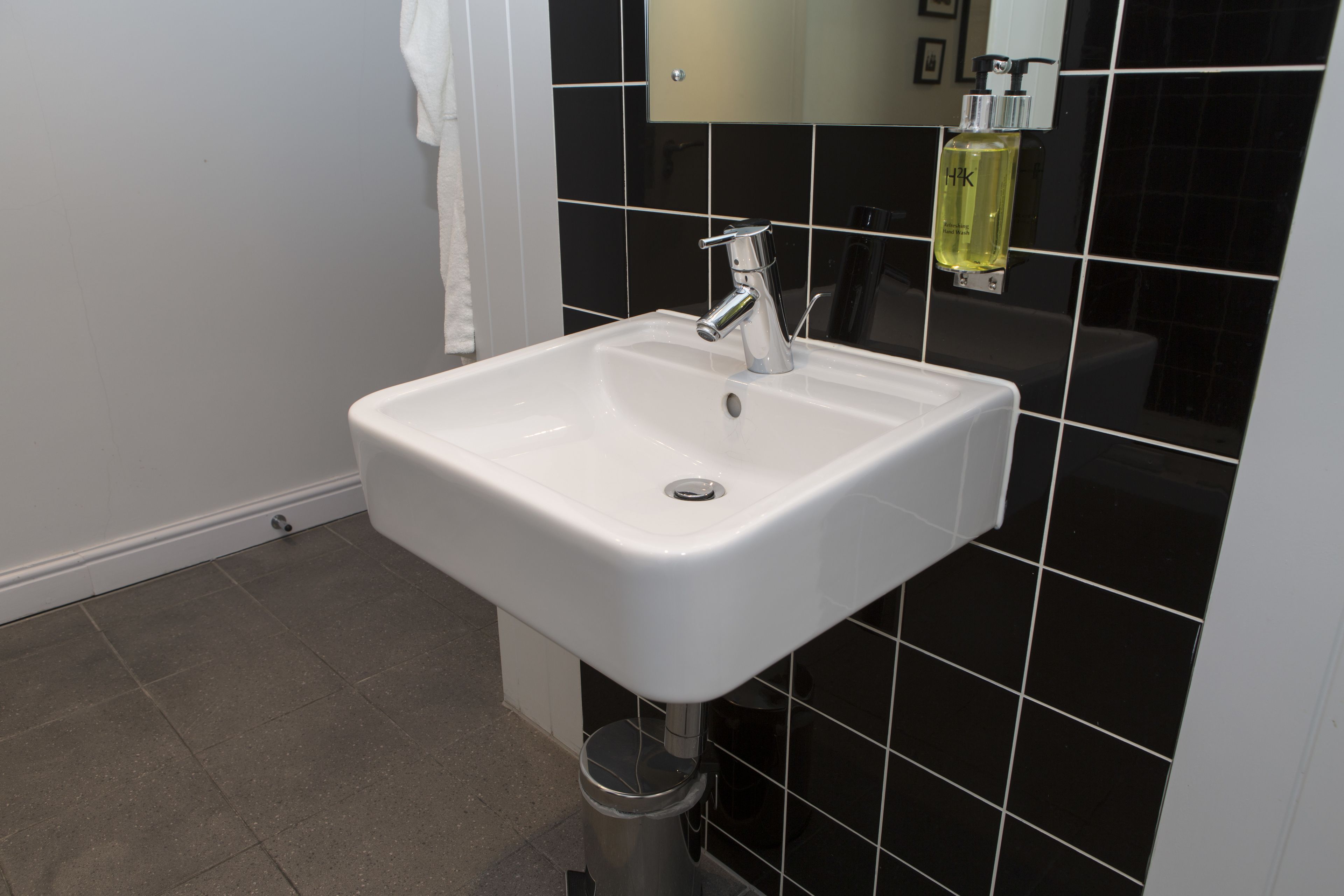 double room | bathroom | combined shower/bathtub, hair dryer, towels, soap