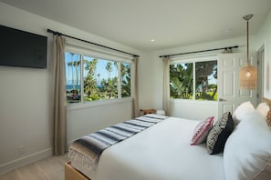 Quarto standard, 1 cama King, vista para o oceano (Upstairs) | Vista para praia/oceano