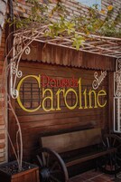 A szálláshely homlokzata