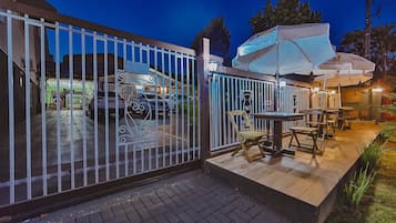 Front of property – evening/night