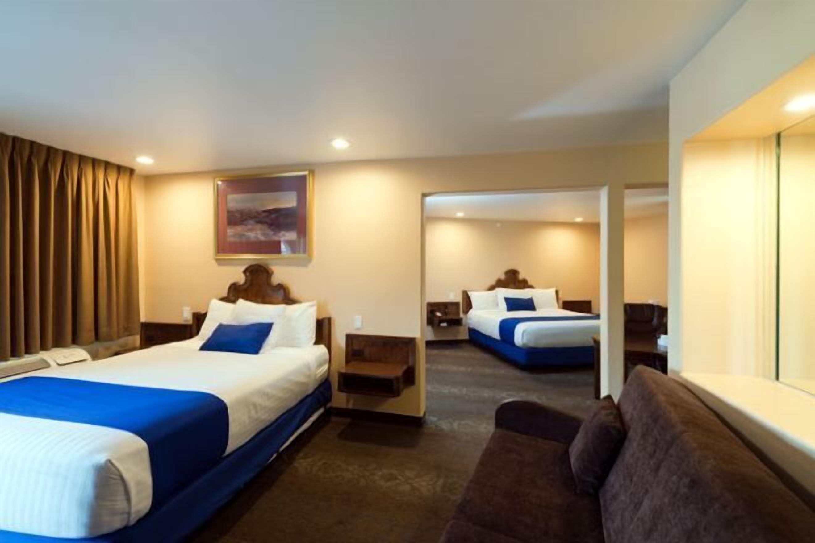 Individually decorated, individually furnished, desk, laptop workspace