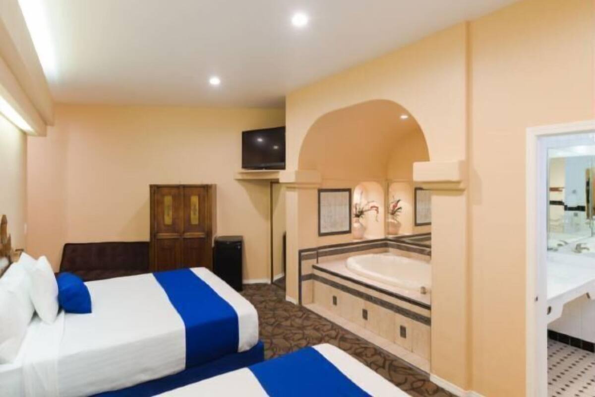 Individually decorated, individually furnished, desk, laptop workspace