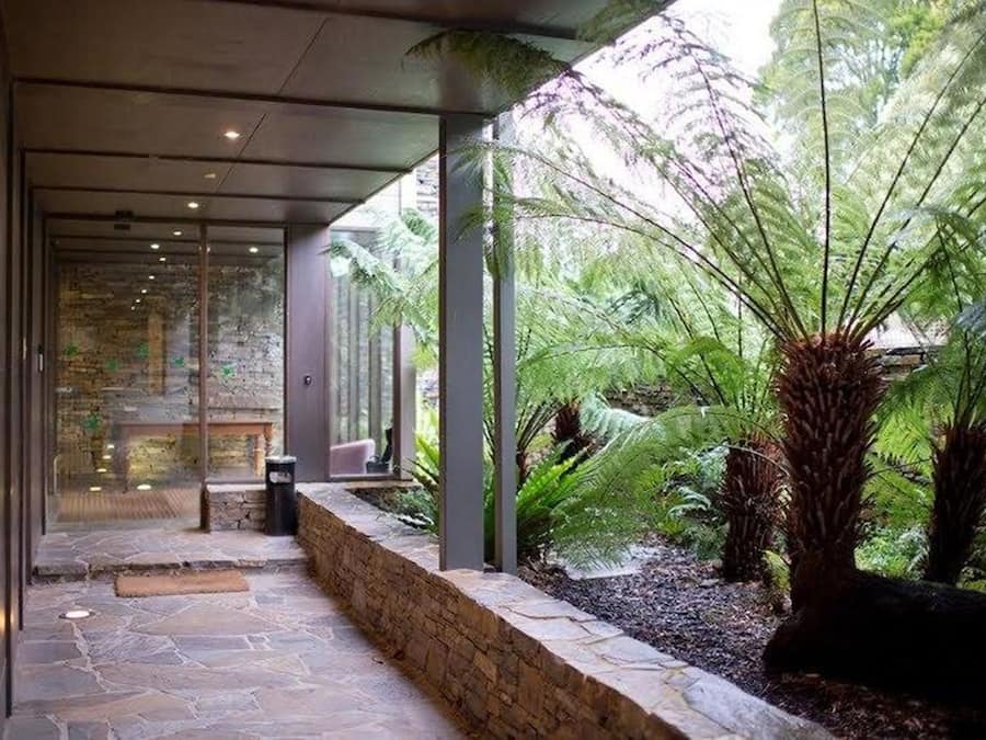 Entrée de l’hébergement