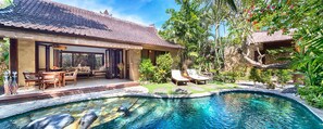 Premium One Bedroom Pool Villa | View from room - Villa Kubu, Seminyak (Seminyak)