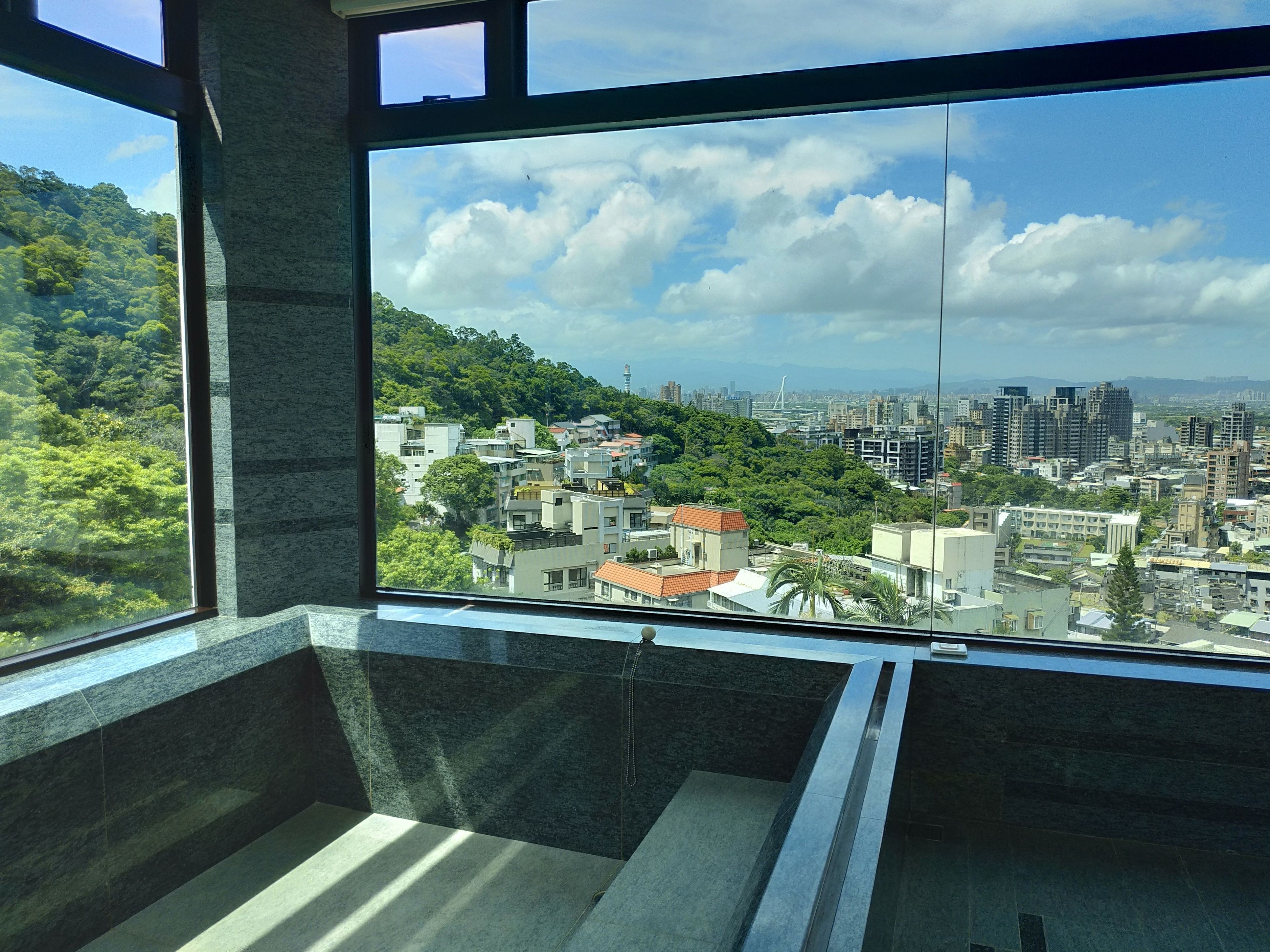 The Gaia Suite | Bathroom | Separate bathtub and shower, deep-soaking bathtub, hair dryer, bathrobes