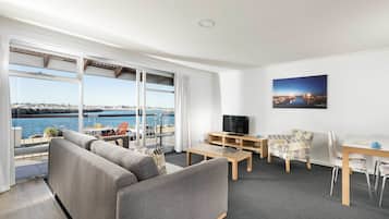 1 Bedroom - Harbour Sunrise | Living area | Smart TV