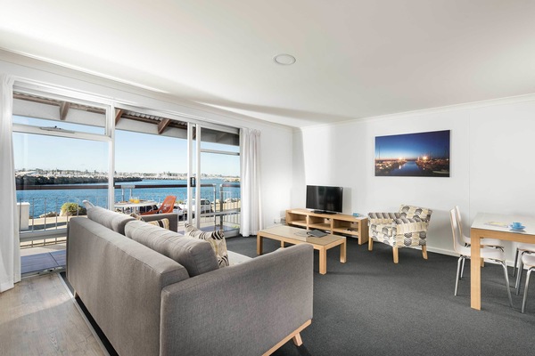 1 Bedroom - Harbour Sunrise | Living area | Smart TV