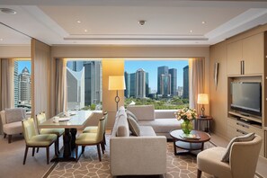 Family Suite, 1 Bedroom | Living area - IFC Residence (Shanghai)