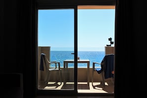 Uitzicht vanuit accommodatie