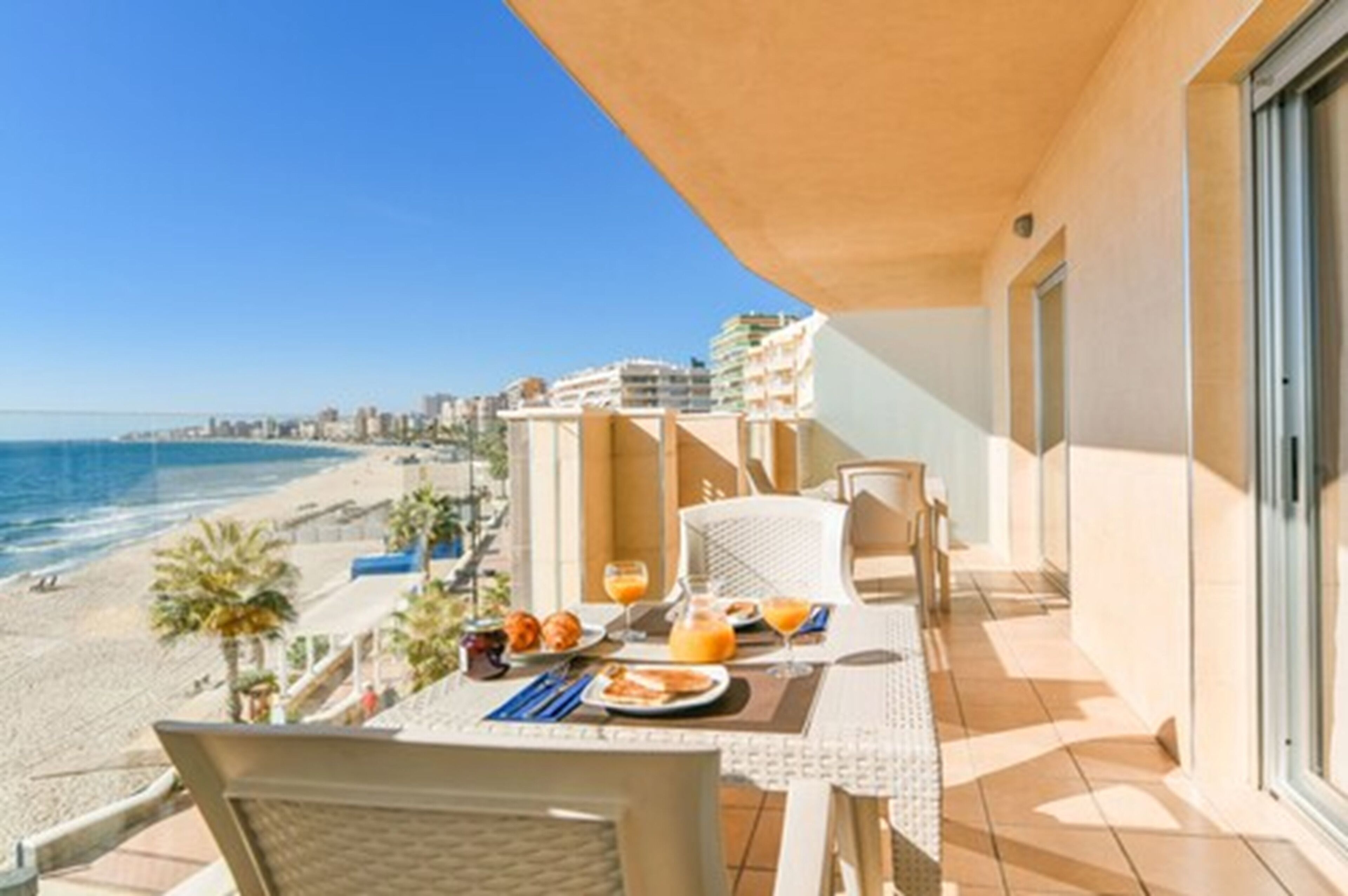 Appartement, 3 slaapkamers, terras, uitzicht op zee | Uitzicht vanaf balkon