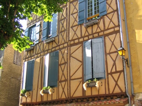 Blick von der Unterkunft