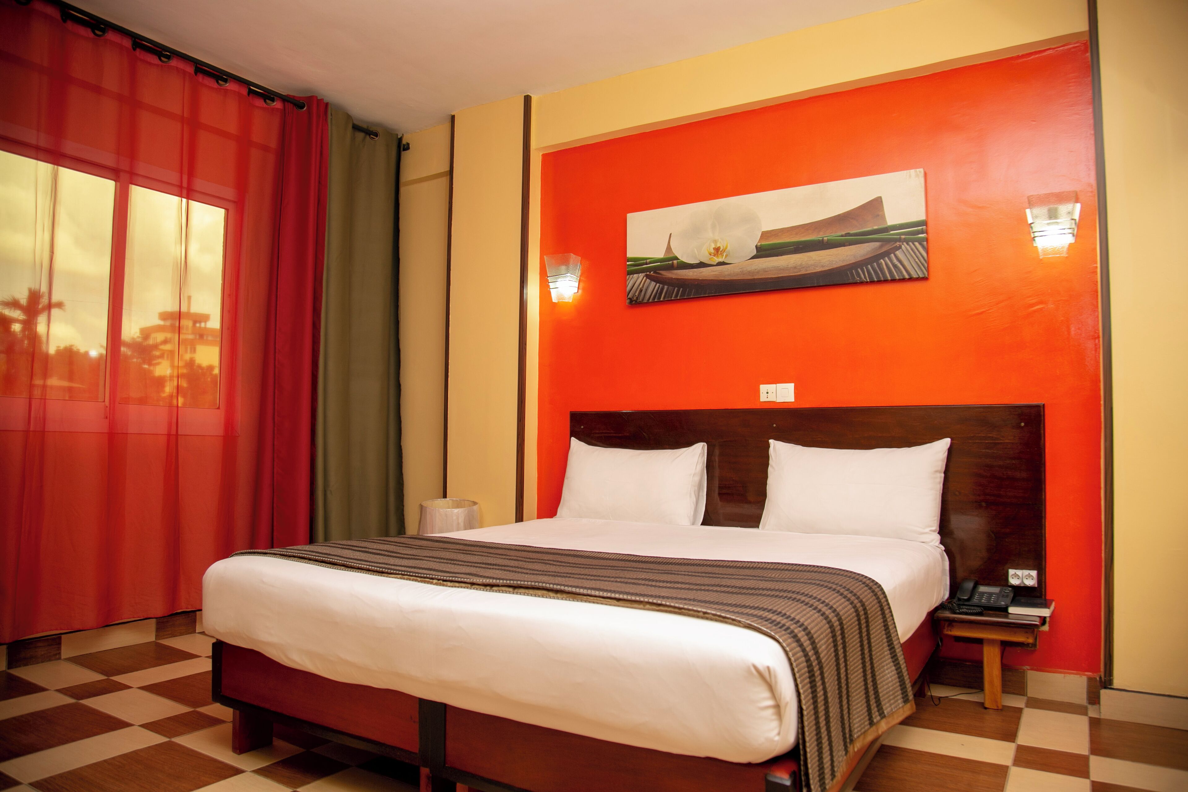 Habitación doble, refrigerador | Escritorio, espacio para trabajar con laptop y wifi gratis 