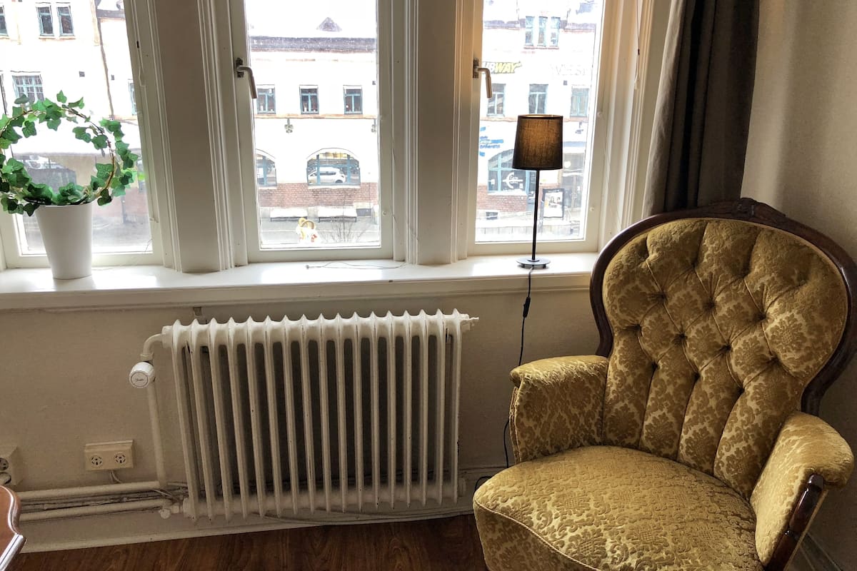 Chambre Simple Ăconomique, salle de bains commune