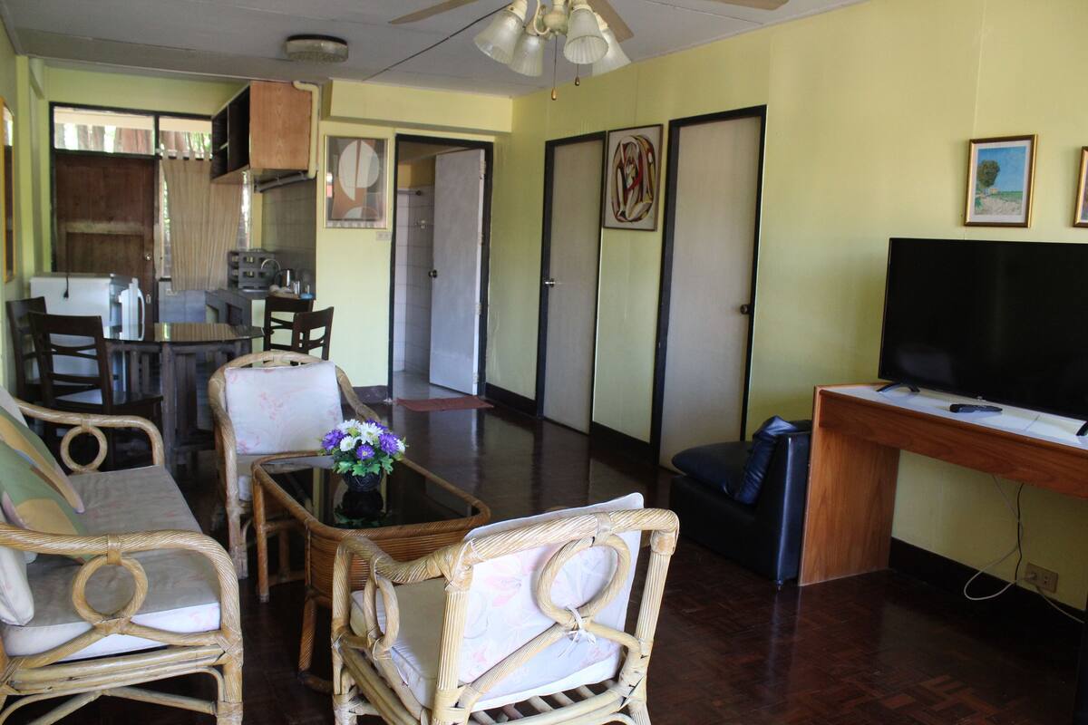 Quarto casal ou duplo família, 2 quartos | Roupas de cama premium, cofres nos quartos, escrivaninha