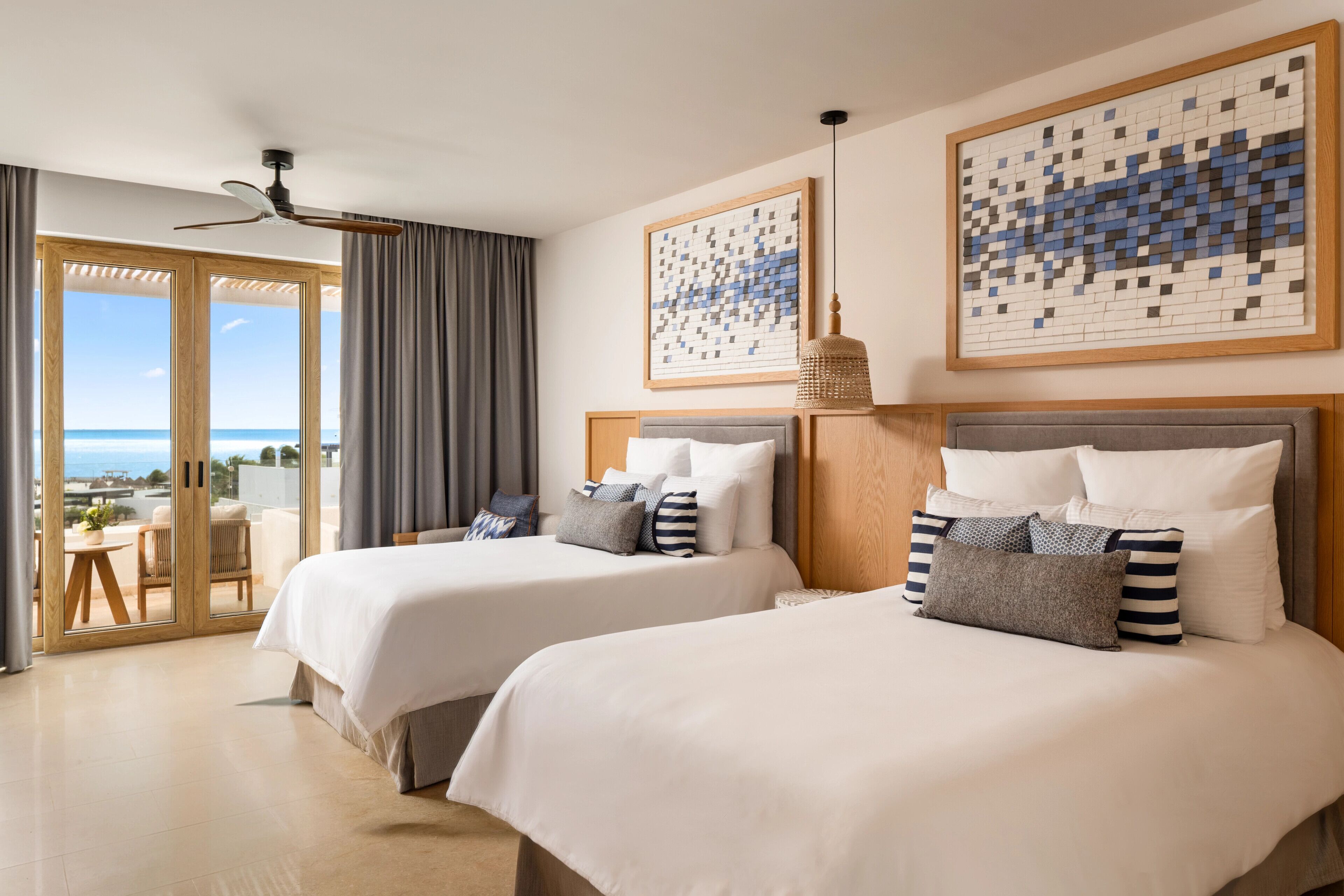 1 slaapkamer, luxe beddengoed, een kluis op de kamer, een bureau