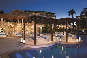 2 outdoor pools, pool umbrellas, pool loungers - Secrets Playa Mujeres Golf & Spa Resort - Adults Only - All Inclusive (Punta Sam)