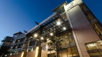 Front of property – evening/night
