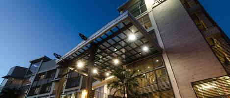 Front of property - evening/night