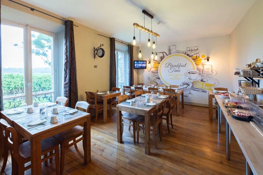 daily buffet breakfast (eur 12.50 per person)