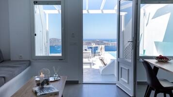 Suíte luxo, vista para o mar (Plunge Pool) | Vista do quarto
