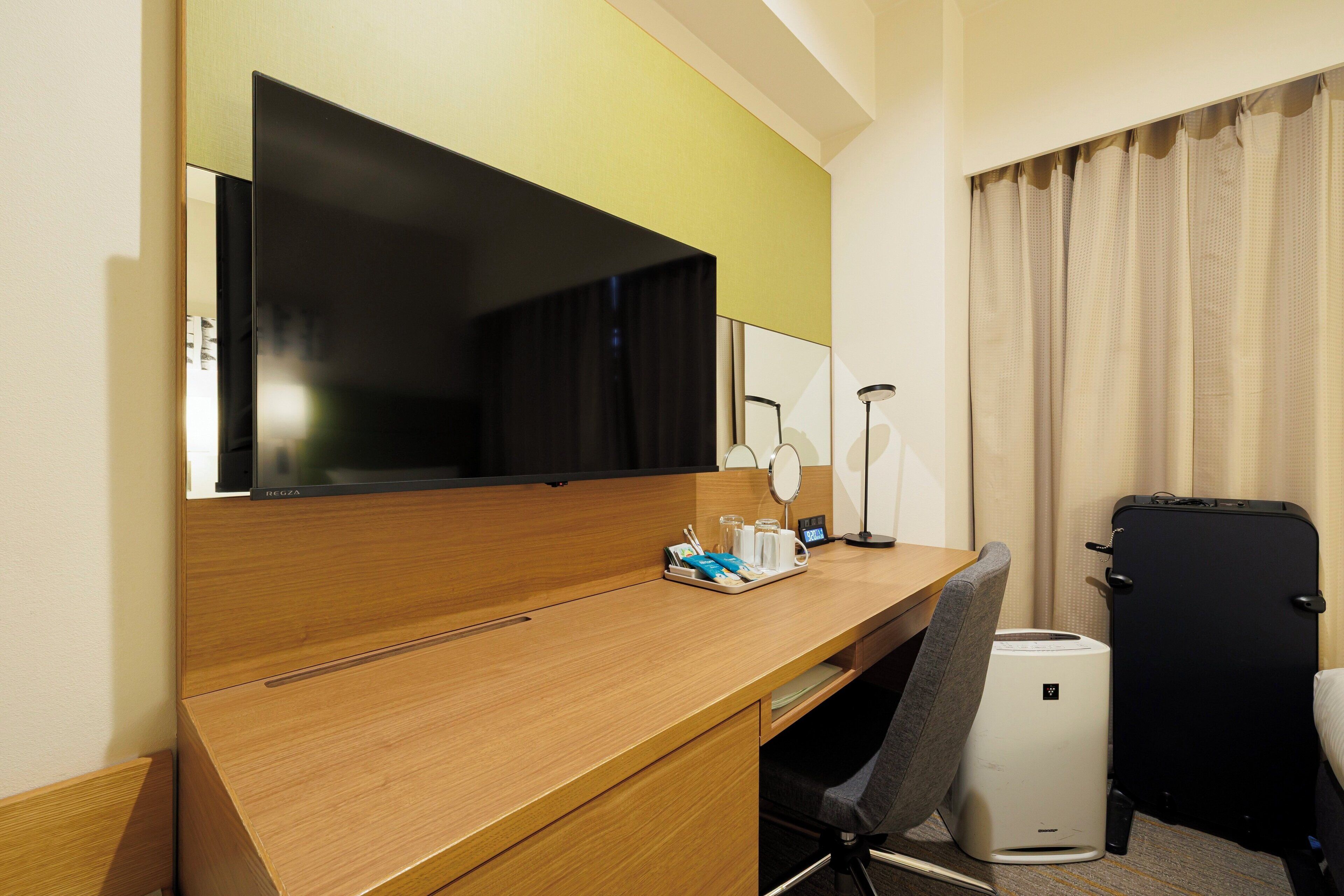 in-room safe, desk, blackout curtains, iron/ironing board