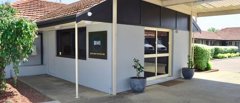 Entrada de la propiedad