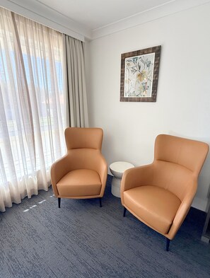 行政开间 | 起居区 | 32-英寸液晶电视（配备数码频道）、电视、Netflix