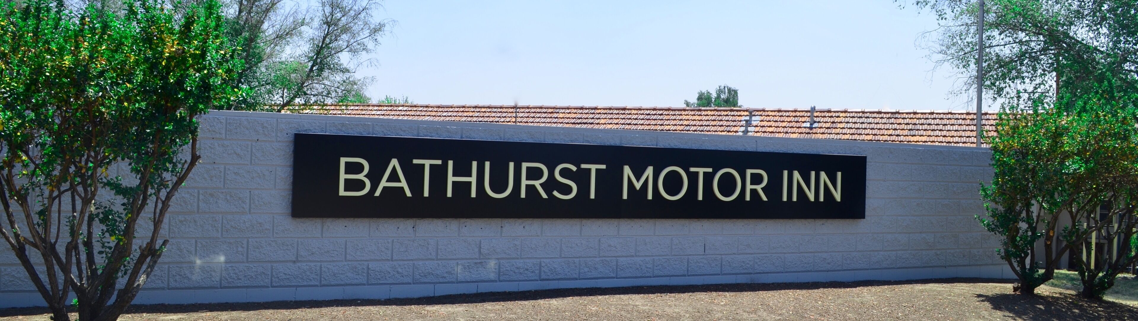 Skilt for Bathurst Motor Inn.