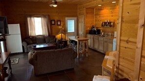 Cabin (#3) | Living area | Flat-screen TV, DVD player