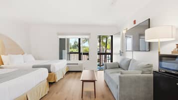 Deluxe Family Suite - Renovated | Laptop workspace, blackout drapes, iron/ironing board, WiFi (free)