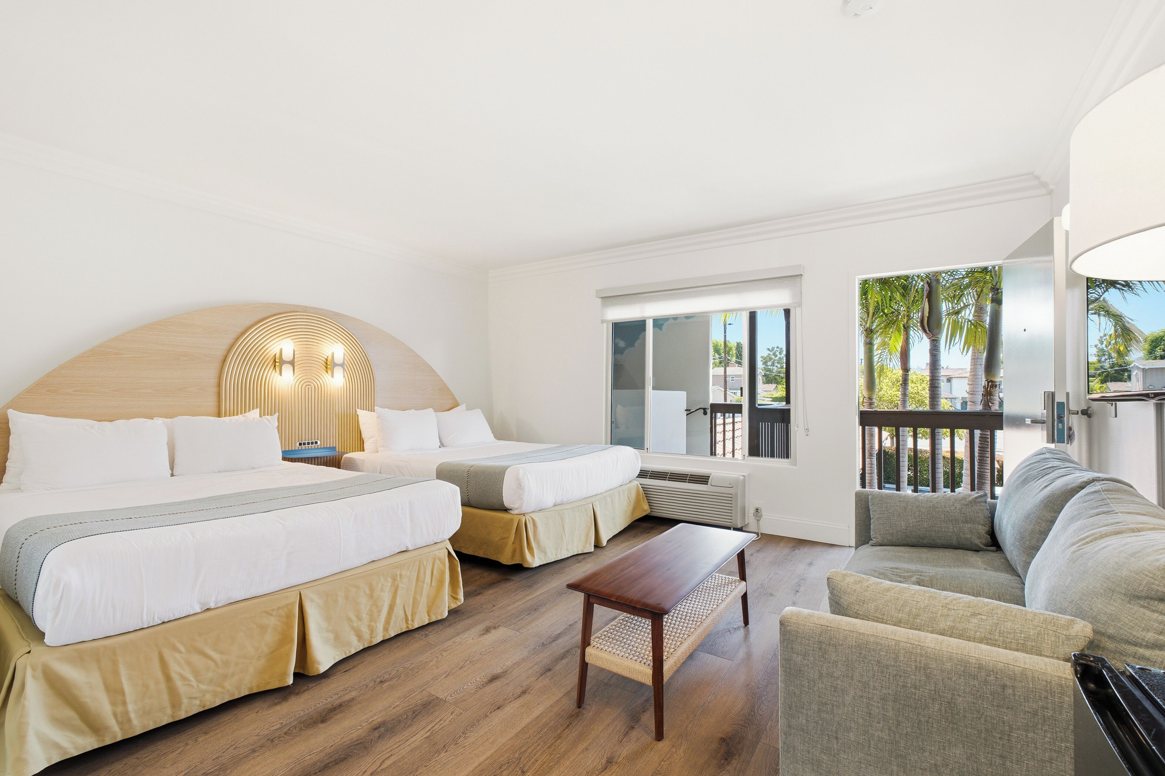 Deluxe Family Suite - Renovated | Laptop workspace, blackout drapes, iron/ironing board, WiFi (free)