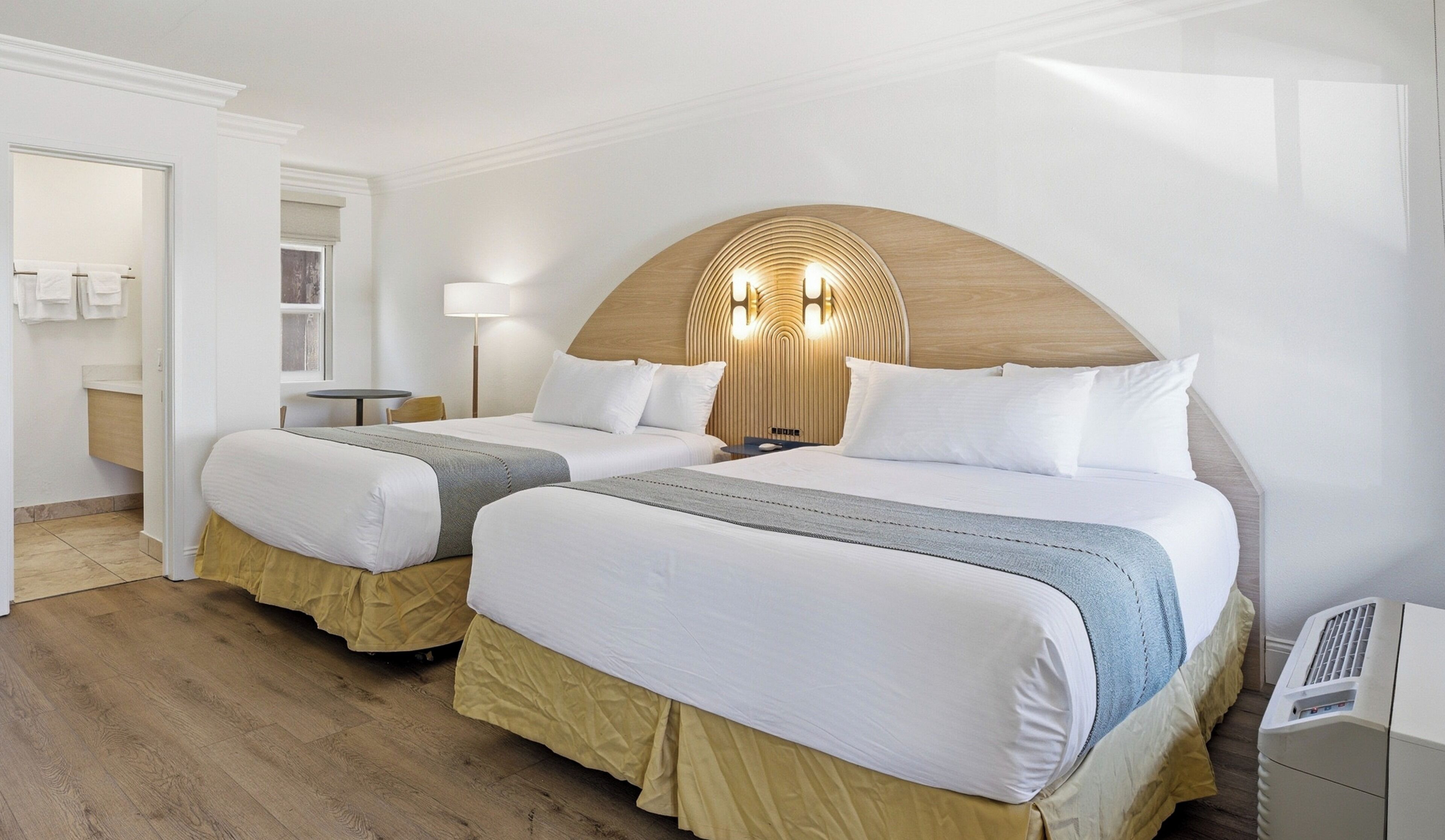 Deluxe Room, 2 Queen Beds | Blackout drapes, iron/ironing board, free WiFi, bed sheets
