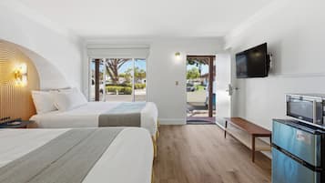 Deluxe Room, 2 Queen Beds | Blackout drapes, iron/ironing board, free WiFi, bed sheets