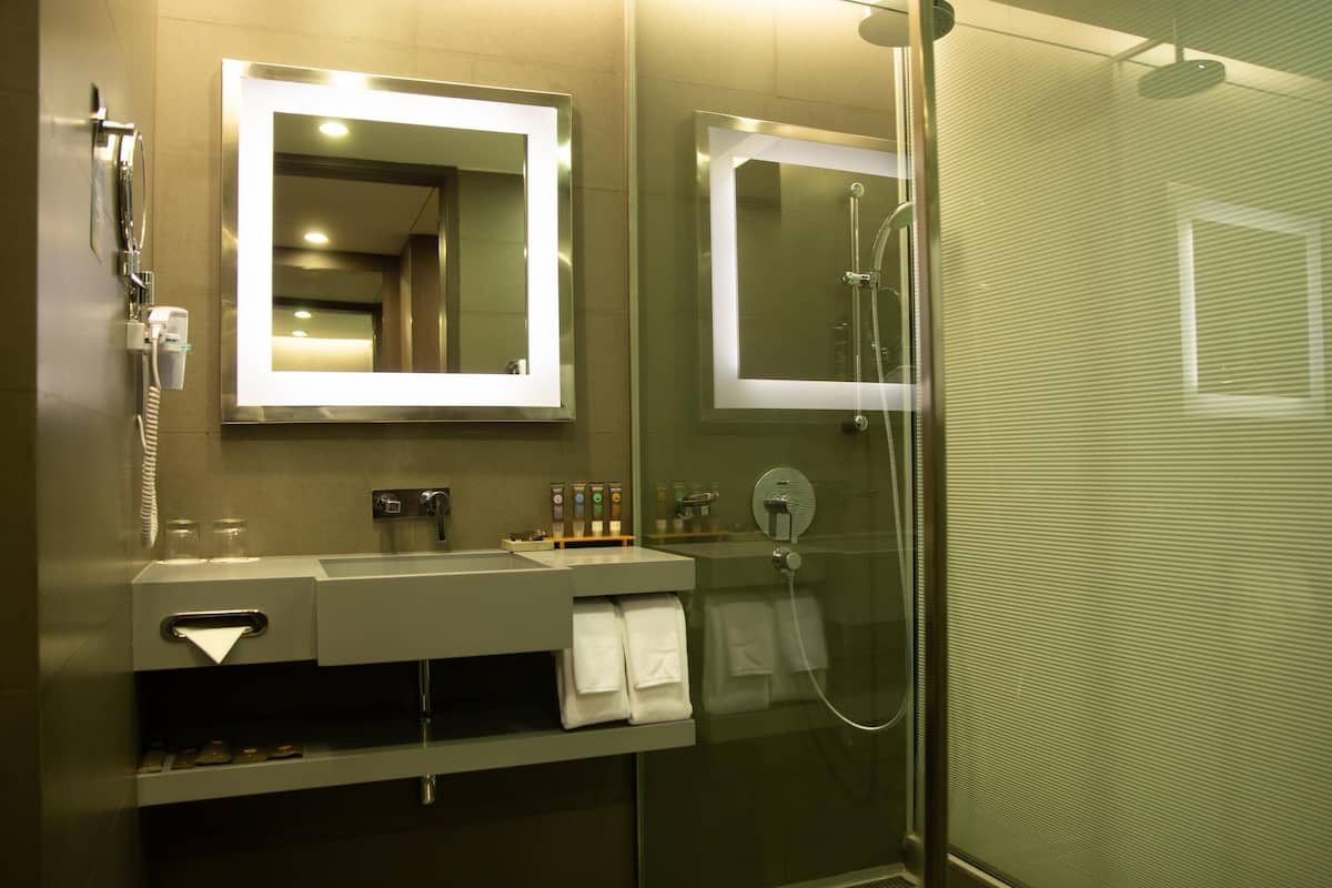 Premium bedding, down duvets, minibar, in-room safe