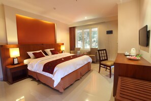 Deluxe Room | Peti besi dalam bilik, Wi-fi percuma, cadar katil 